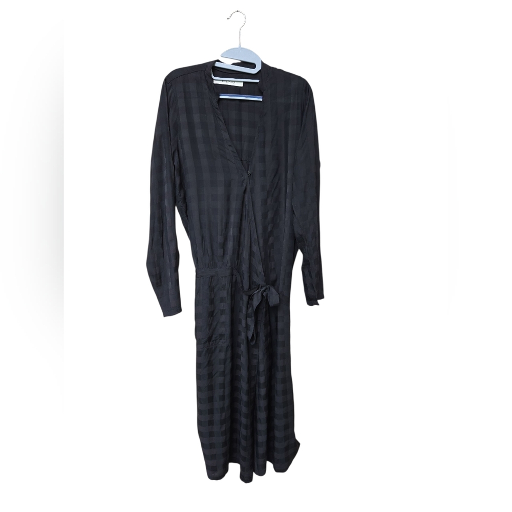 Humanoid Sol Wrapped Black Dress Size M